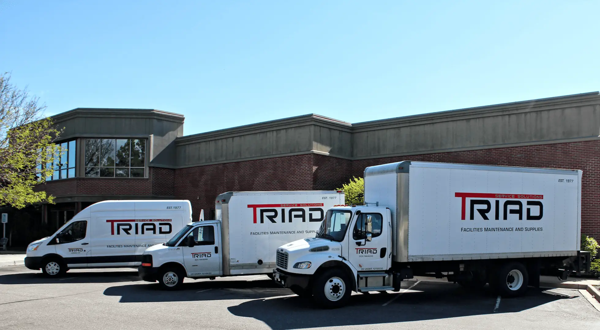 Triad facility services team at work